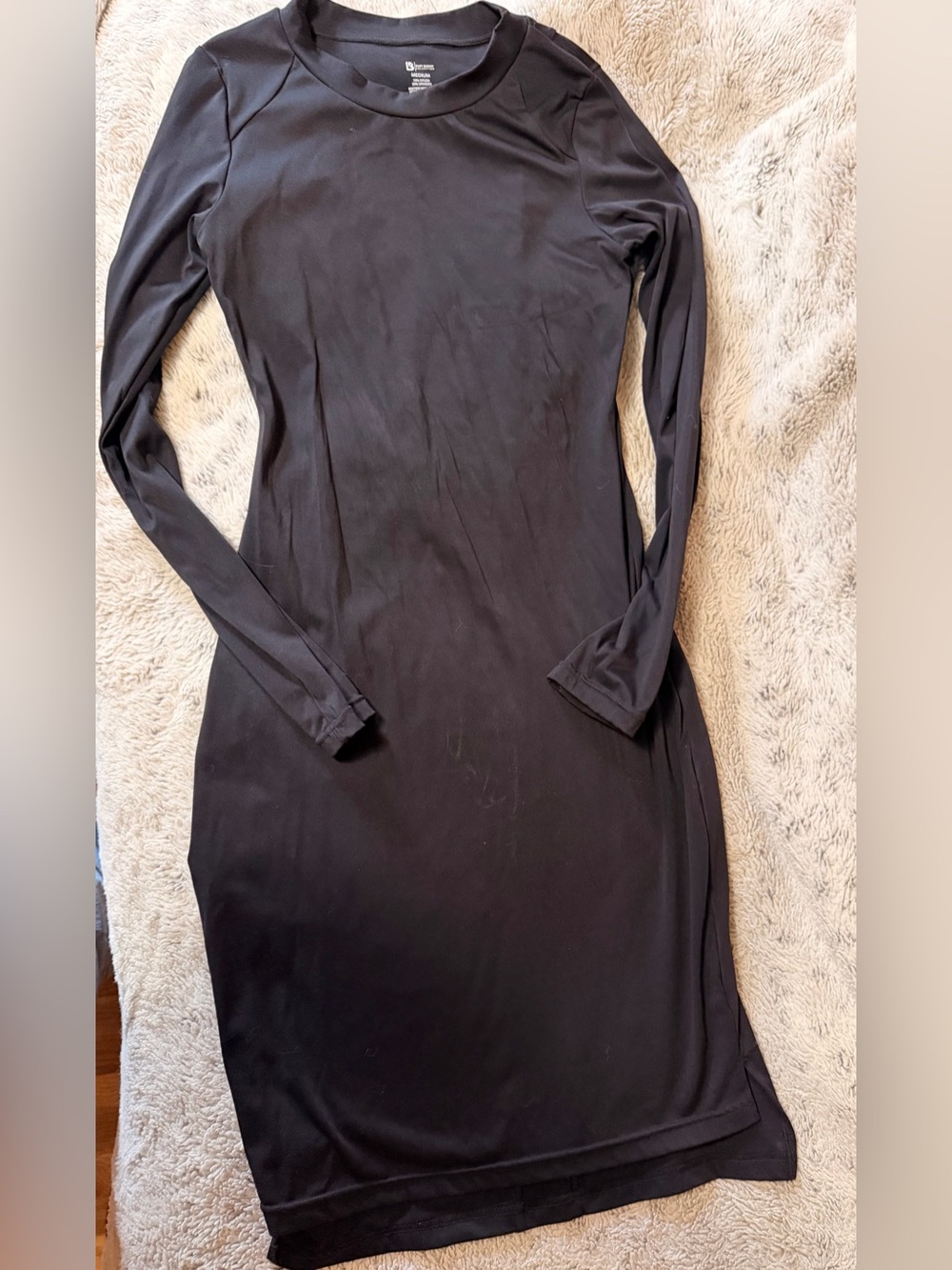 Black Long Sleeve Bodycon Buffbunny Dress